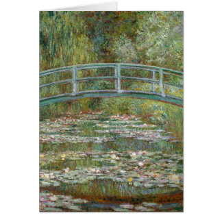 スイレンの池上のMonetの芸術橋