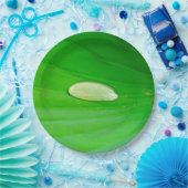 スイレンの浮いている葉の紙皿 ペーパープレート (パーティー)