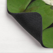 スイレンの浮いている葉 マウスパッド (コーナー)