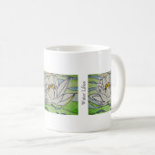 スイレンの花 コーヒーマグカップ (正面右)