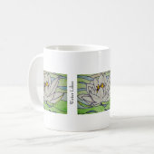 スイレンの花 コーヒーマグカップ (正面左)