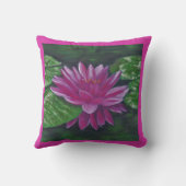 スイレンの装飾用クッション クッション (裏面)