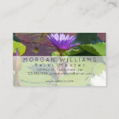 スイレンの霊気のマッサージの名刺 名刺 (裏面)