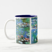スイレンの1916年のクロード・モネのファインアート ツートーンマグカップ (左)