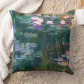 スイレンの1917年のクロード・モネのファインアート クッション (ブランケット)