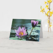 スイレンカード カード (黄色い花)