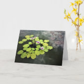 スイレンカード カード (黄色い花)