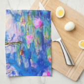 スイレンクロード・モネ キッチンタオル (四つ折り)