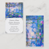 スイレンクロード・モネ 名刺 (正面/裏面)