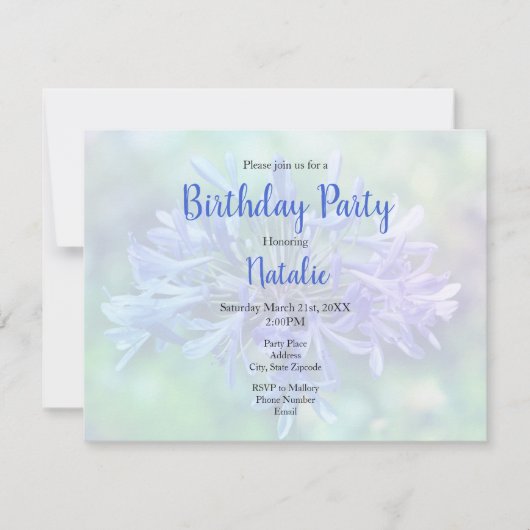 スイレンフカザ 招待状 (正面)