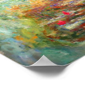 スイレン池のモネコーナー ポスター (角)