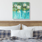 スイレン池 キャンバスプリント (インサイチュ (寝室))