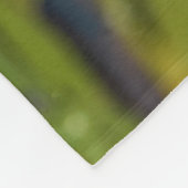 スイレン花 フリースブランケット (角)