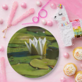 スイレン花 ペーパープレート (パーティー)