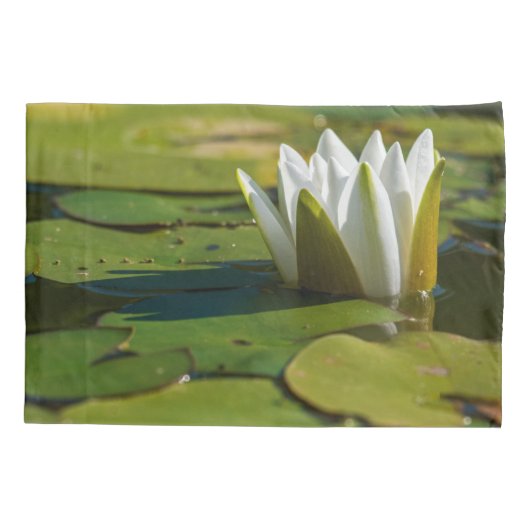 スイレン花 枕カバー (裏面)