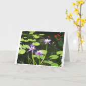 スイレン カード (黄色い花)