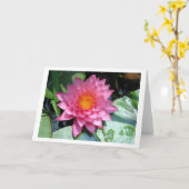 スイレン カード (黄色い花)