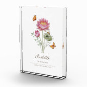 スイレン 誕生月の花 フォトブロック (右)