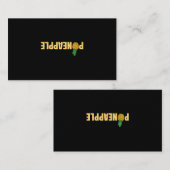 スインガーパイナップル逆さフレーズ男性へ女性 名刺 (正面/裏面)