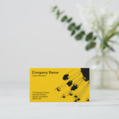 スイングとラウンドアバウト – 琥珀 名刺 (スタンド正面)