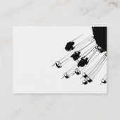 スイングとラウンドアバウトv2 – ホワイト（エッグシェル） 名刺 (裏面)