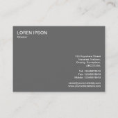 スイングとラウンドアバウトv3 – 琥珀 名刺 (裏面)