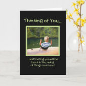 スイングに戻る-体調を良くする カード (黄色い花)