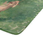 スイングの女の子(農村児) (ウィンスローホームマー) カッティングボード (角)