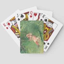 スイングの女の子（農村児） （ウィンスローホームマー） トランプ