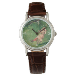 スイングの女の子（農村児） （ウィンスローホームマー） 腕時計