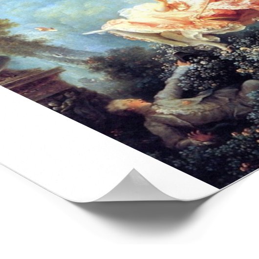 スイングアンティーク絵画のプリント ポスター (角)