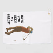 スイングインスタイル:カスタムゴルフタオル ゴルフタオル (横)