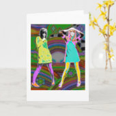 スイングイン60代ガールズカード カード (黄色い花)