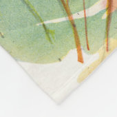 スイングガールヴィンテージデザイン フリースブランケット (角)