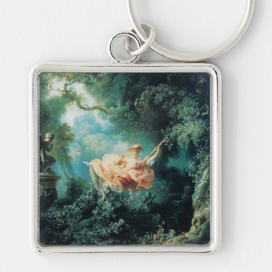 スインググリーンピンク キーホルダー (正面)