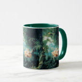 スインググリーンピンク マグカップ (正面右)