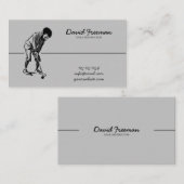 スイングゴルファユニークーグレーゴルフインストラクター 名刺 (正面/裏面)