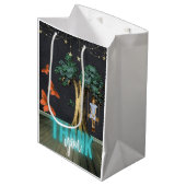 スイングスお洒落リアルの女の子 ミディアムペーパーバッグ (正面アングル)