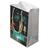 スイングスお洒落リアルの女の子 ミディアムペーパーバッグ (裏面アングル)