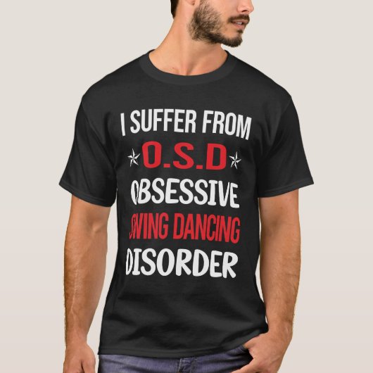 スイングダンスに夢中のダンス Tシャツ (正面)