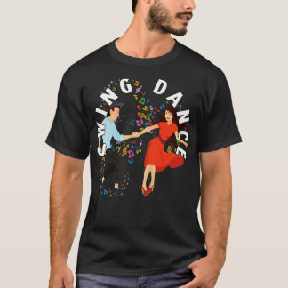 スイングダンスの楽譜 Tシャツ