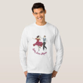 スイングダンスカップル Tシャツ (正面フル)
