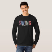 スイングダンス踊りスイングダンサー Tシャツ (正面フル)