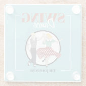 スイングダンス ガラスコースター (裏面)