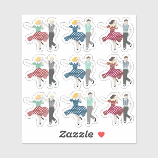 スイングダンス シール (シート)