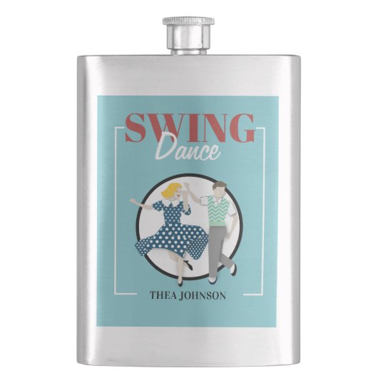 スイングダンス フラスク (正面)