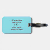 スイングダンス ラゲッジタグ (裏面横)