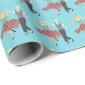 スイングダンス ラッピングペーパー (ロールコーナー)