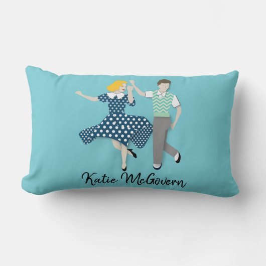 スイングダンス ランバークッション (正面)