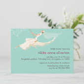 スイングブライダルシャワーカード 招待状 (スタンド正面)